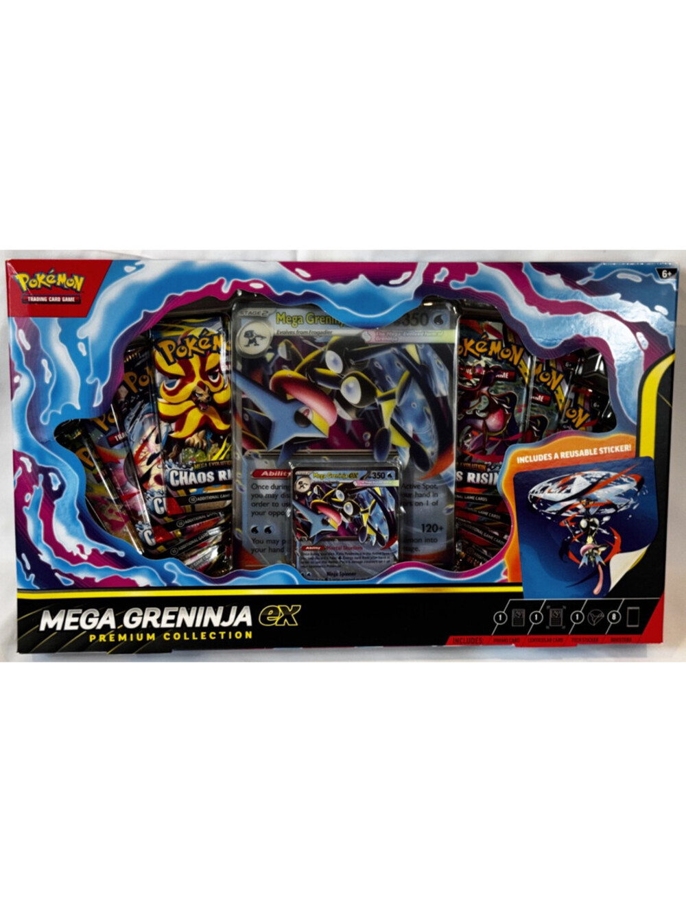 Pokemon Mega Greninja EX Premium Collection 8 packs promo New Sealed